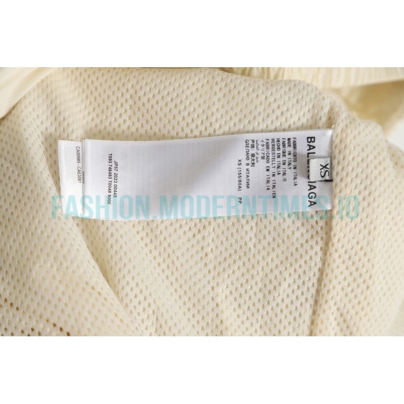 Balenciaga - 23FW Double Patchwork Embroidered Letter Sport Coat