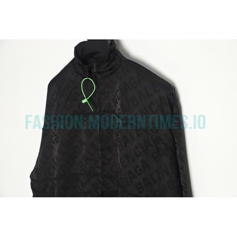 Balenciaga - 22FW Silk Bullet Screen Jacquard Jacket