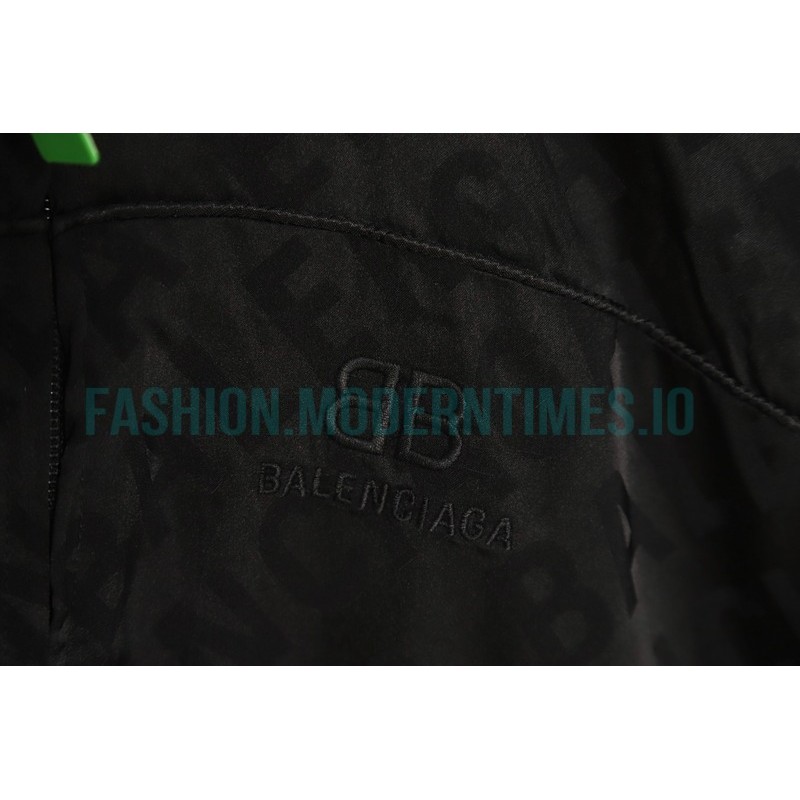 Balenciaga - 22FW Silk Bullet Screen Jacquard Jacket