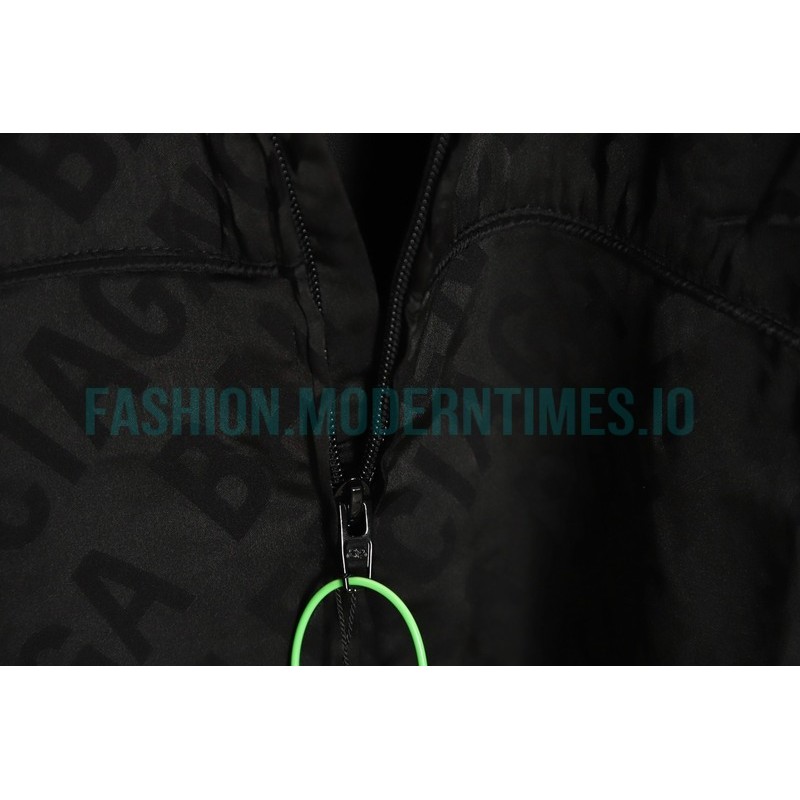 Balenciaga - 22FW Silk Bullet Screen Jacquard Jacket