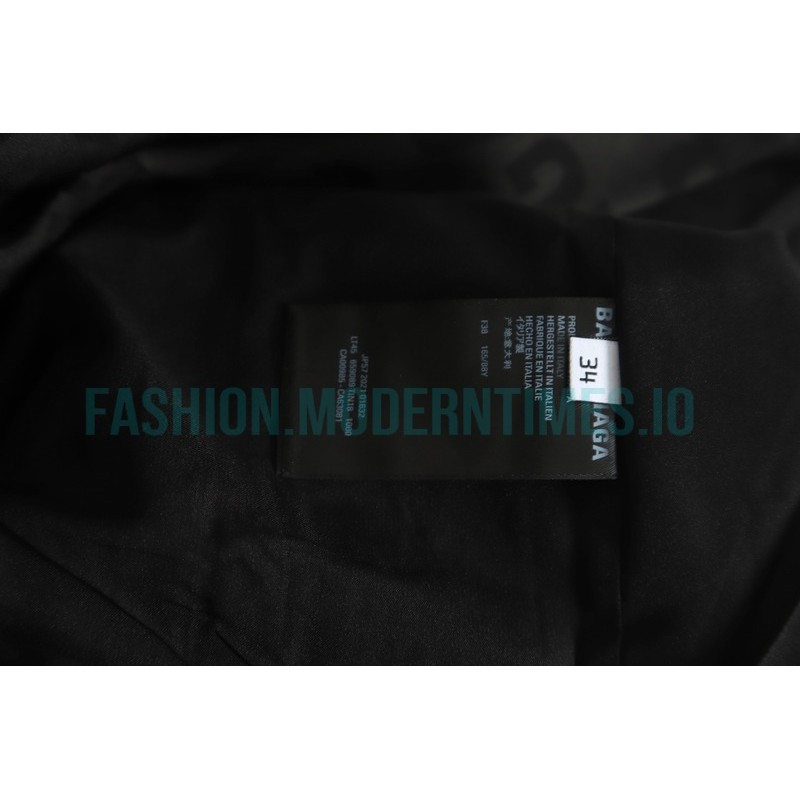 Balenciaga - 22FW Silk Bullet Screen Jacquard Jacket