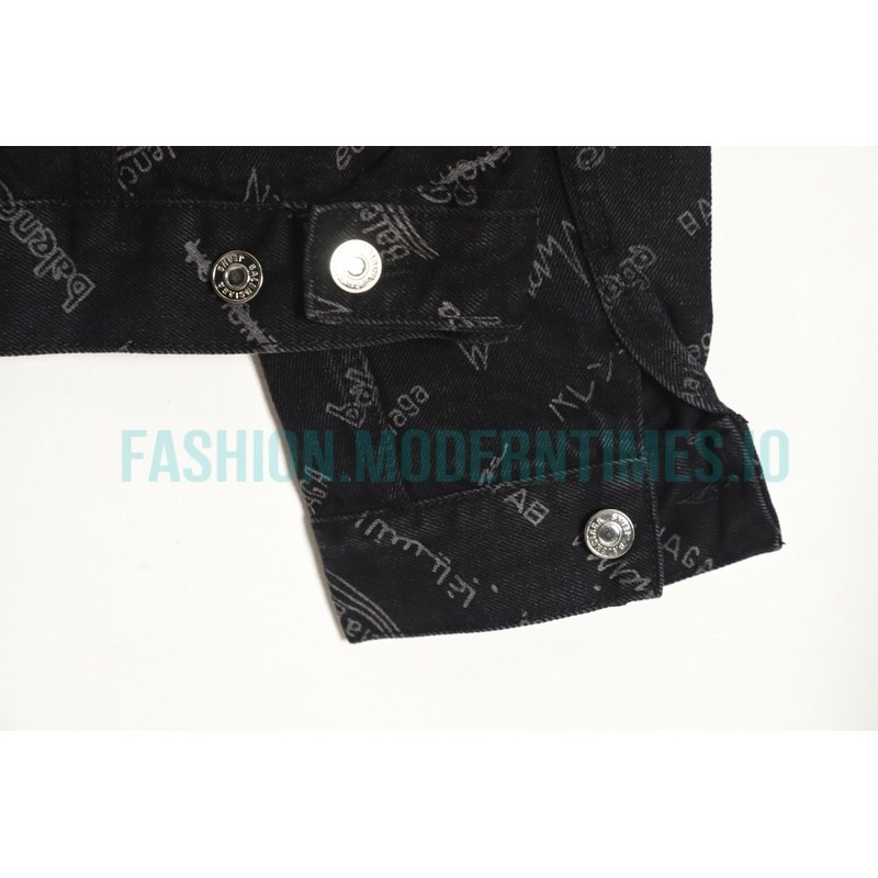 Balenciaga - 2023Fw Covered Print Denim Coats