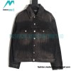 Balenciaga - 23Fw Backside Lightning Grinds And Destroys Denim Jacket