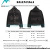Balenciaga - 23Fw Backside Lightning Grinds And Destroys Denim Jacket