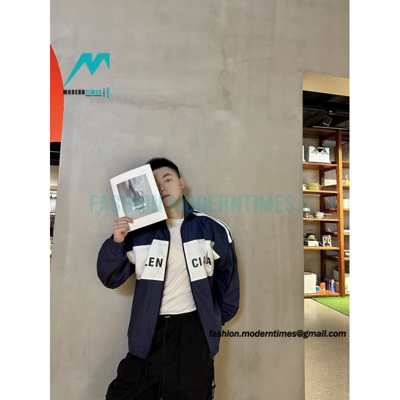 Balenciaga - Stitching Letter-printed Jacket 