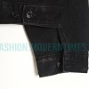 Balenciaga - 23SS New Mud Dyed Sanskrit Destruction Denim Jacket