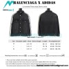 Balenciaga - Adidas Co-branded Three-stripe Denim Jacket