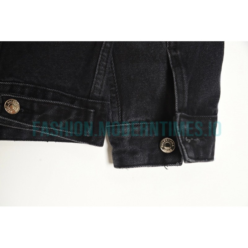 Balenciaga - Adidas Co-branded Three-stripe Denim Jacket