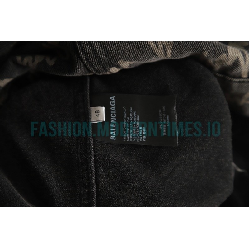 Balenciaga - 23SS Signature Denim Jacket Covered In Graffiti