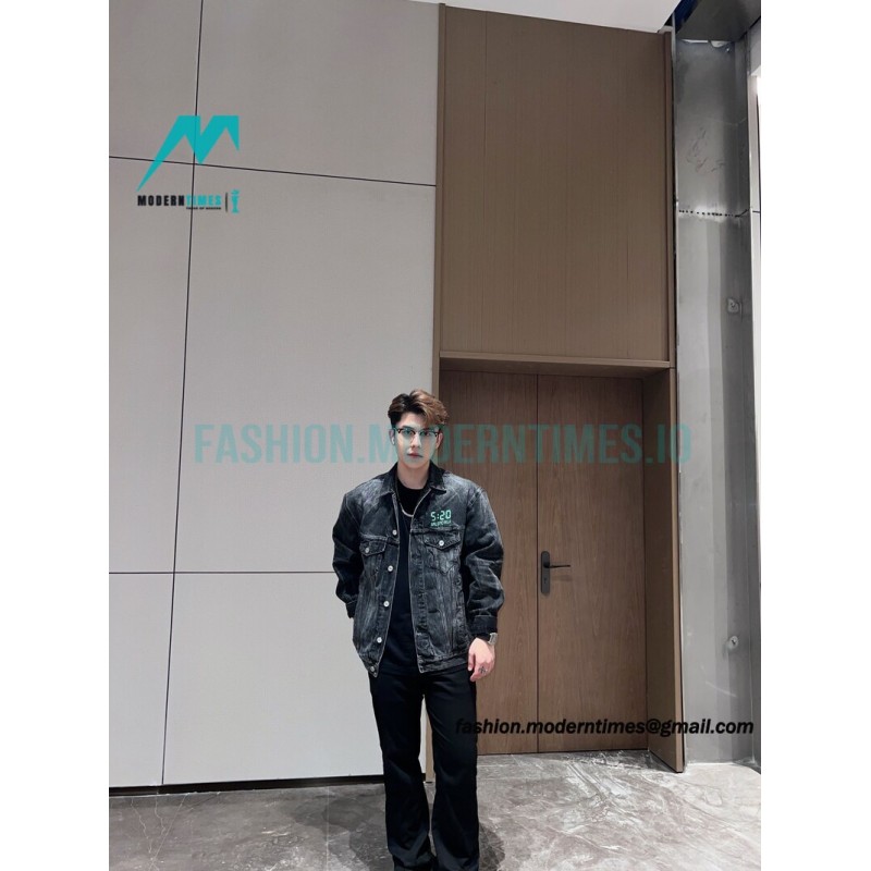Balenciaga - 23SS 520 Capsule Glow-in-the-dark Denim Jacket