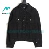 Balenciaga - 23ss Back Pressed Diamond Logo Denim Jacket