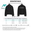 Balenciaga - 23ss Back Pressed Diamond Logo Denim Jacket