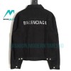 Balenciaga - 23ss Back Pressed Diamond Logo Denim Jacket