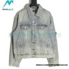 Balenciaga - 23ss Double B Hand-painted Graffiti Print Denim Coat