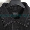 Balenciaga - 23ss Double B Hand-painted Graffiti Print Denim Coat