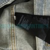 Balenciaga - 23ss Double B Hand-painted Graffiti Print Denim Coat