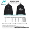 Balenciaga - Double B Graffiti Wash Denim Jacket