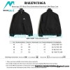 Balenciaga - 23SS Boxy Chest Embroidered Stand-up Collar Blazer Jacket