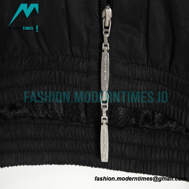 Balenciaga - 23SS Boxy Chest Embroidered Stand-up Collar Blazer Jacket