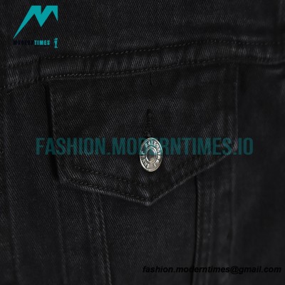 Balenciaga - 23SS Weave Tape Alphabet Logo Denim Jacket