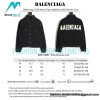 Balenciaga - 23SS Weave Tape Alphabet Logo Denim Jacket