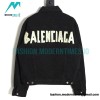 Balenciaga - 23SS Weave Tape Alphabet Logo Denim Jacket
