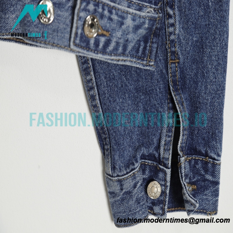  Balenciaga - 23SS Coke Embroidery Pressed Glue Alphabet Denim Jacket