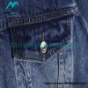  Balenciaga - 23SS Coke Embroidery Pressed Glue Alphabet Denim Jacket