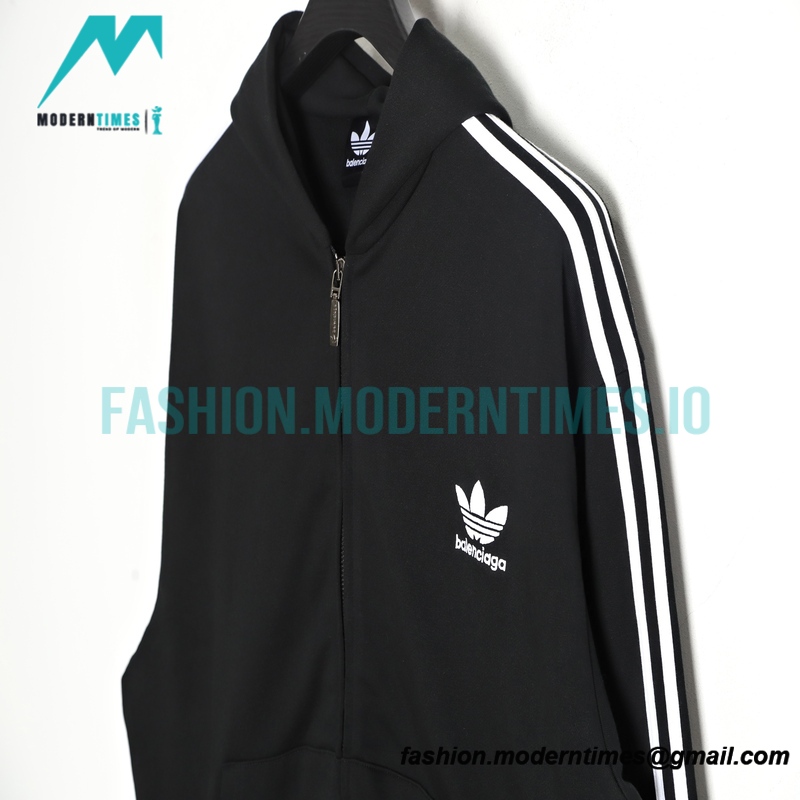 Balenciaga - Adidas Co-branded Zipper Sport Hoodie Jacket