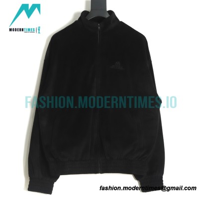 Balenciaga 22FW Velvet Zipper Jacket