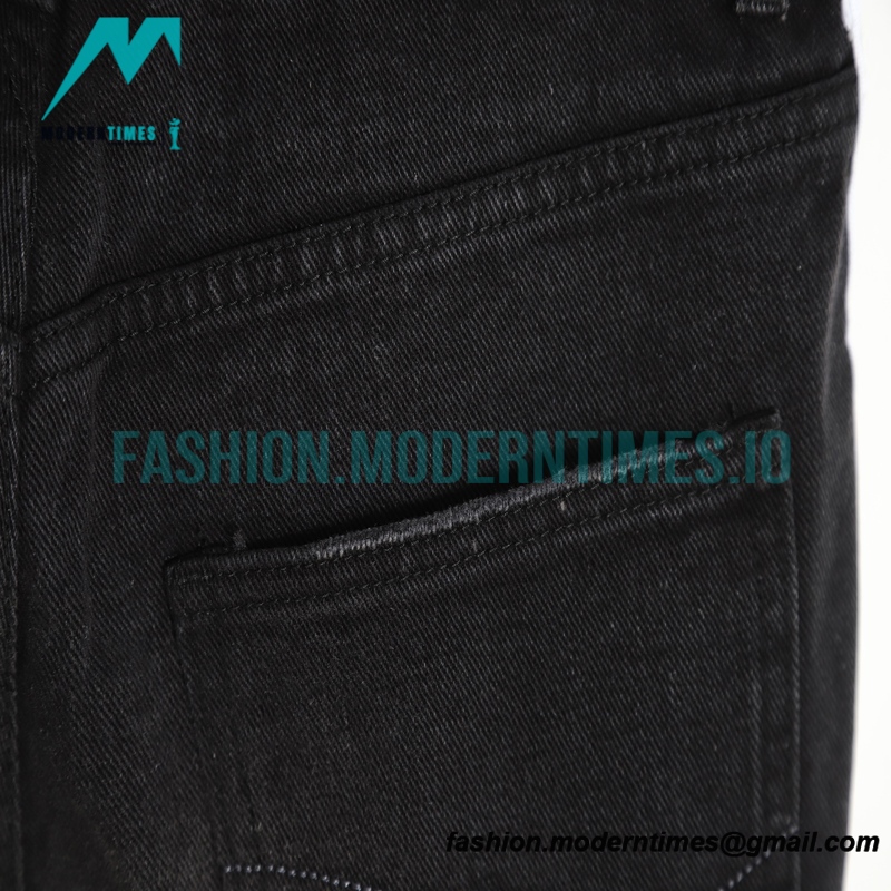 Balenciaga - Adidas 23SS Ripped Denim Shorts Pants With Striped 