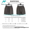Balenciaga - Printed Jacquard Double B Words Shorts Pants