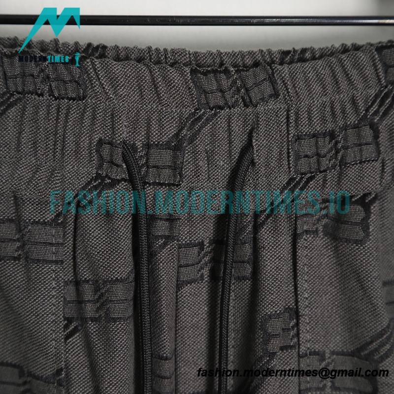 Balenciaga - Printed Jacquard Double B Words Shorts Pants