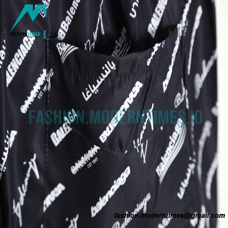 Balenciaga - Pyjama Logomania All Over Printed Long Pants