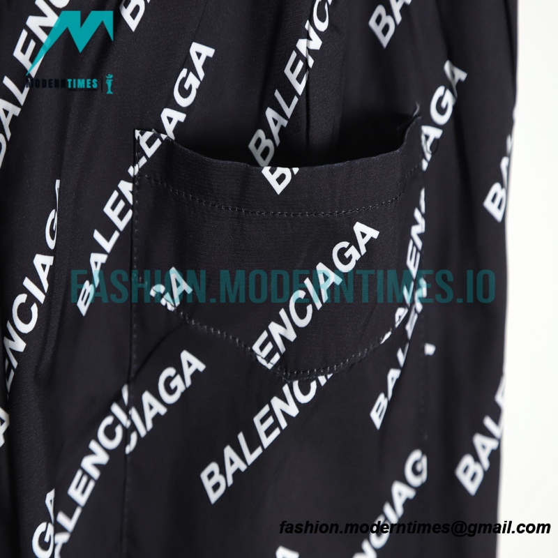 Balenciaga - Typo All Over Printed Pants