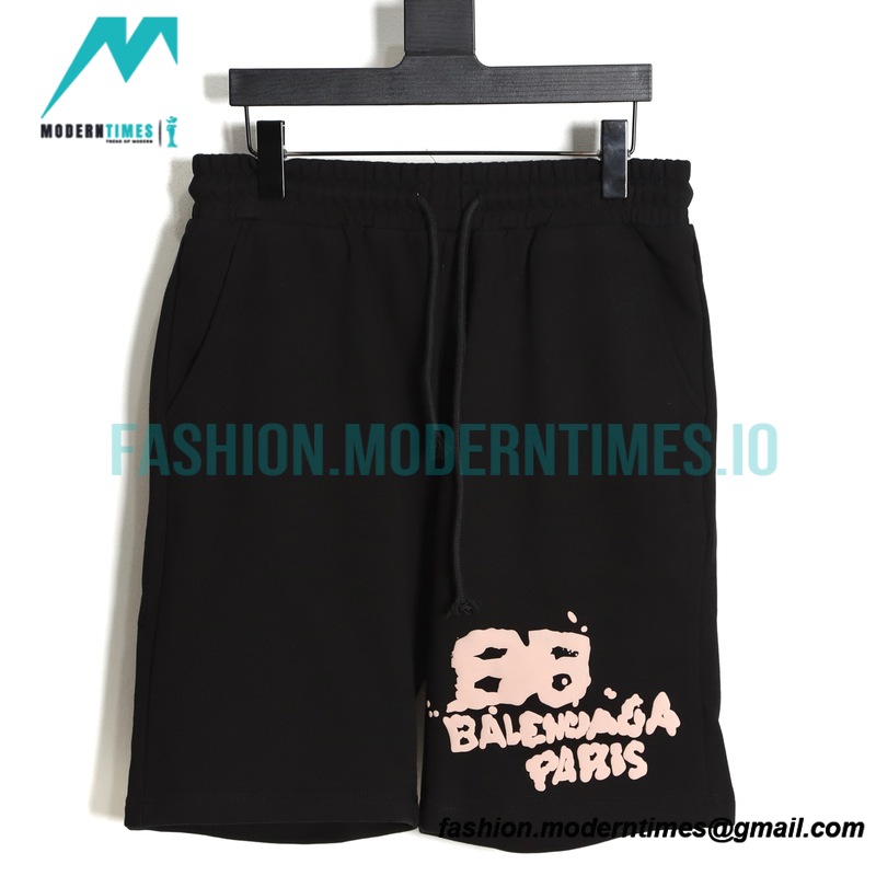 Balenciaga - 2023ss New Style Words Print Shorts Pants