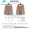 Balenciaga - 2022FW Double B Print Casual Baggy Shorts Pants