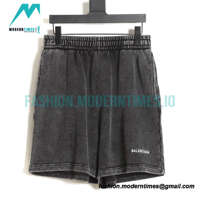 Balenciaga - 23SS Snowflake Letter Embroidered Shorts Pant
