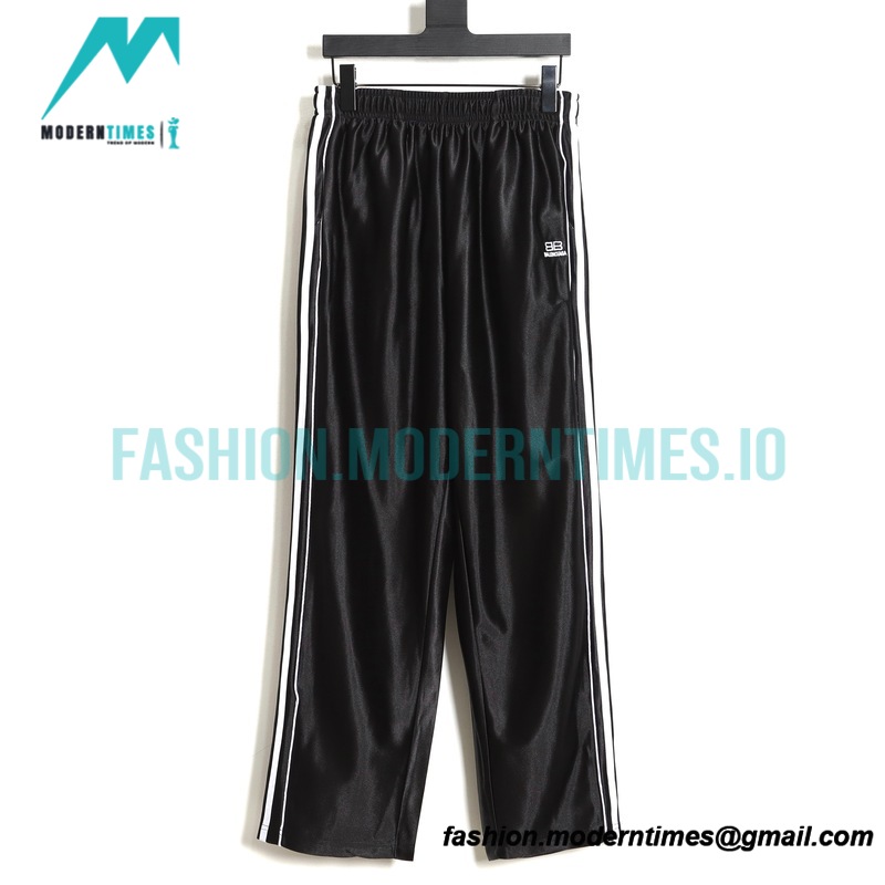 Balenciaga - 22FW Crystal Tricont Buckle Webbing Pants
