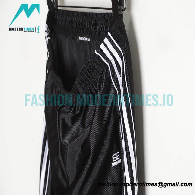 Balenciaga - 22FW Crystal Tricont Buckle Webbing Pants