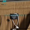 Balenciaga - 23SS Khaki Letter Embroidered Shorts Pants