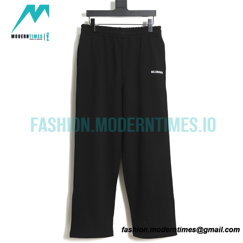 Balenciaga  - 23SS Letter Embroidered Wide Leg Pants