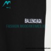 Balenciaga  - 23SS Letter Embroidered Wide Leg Pants