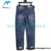 Balenciaga - Vintage Graffiti Ripped Denim Pants