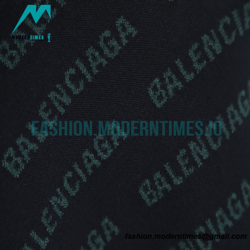Balenciaga - 22FW Small Letter Bullet Jacquard Crewneck Sweater