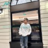 Balenciaga - Recycle Drill Letter Mottled Printed Crew-neck Sweatshirt