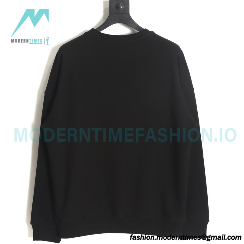 Balenciaga - Recycle Drill Letter Mottled Printed Crew-neck Sweatshirt
