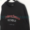Balenciaga - Recycle Drill Letter Mottled Printed Crew-neck Sweatshirt
