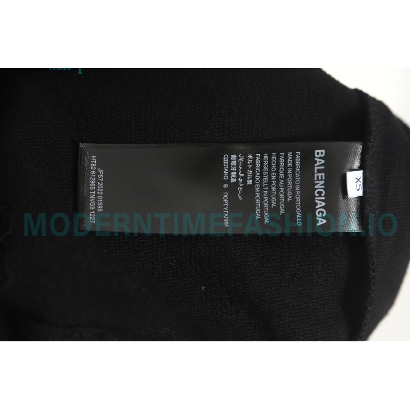 Balenciaga - Recycle Drill Letter Mottled Printed Crew-neck Sweatshirt