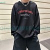 Balenciaga - Recycle Drill Letter Mottled Printed Crew-neck Sweatshirt